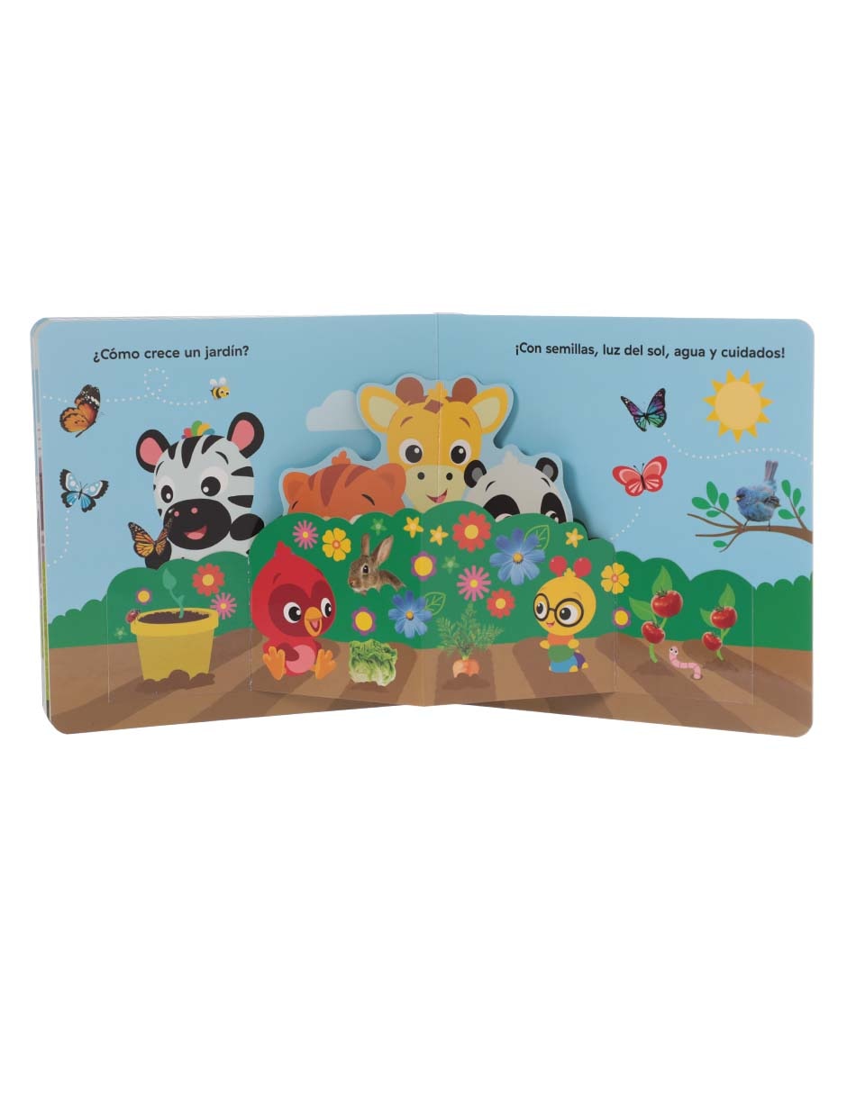 Libro Baby Einstein Levanta y ¡Sorpresa! Descubre un Jardín de Varios 3