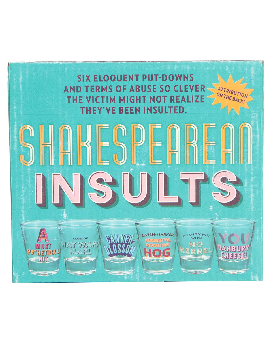 Juego de shots Shakesperean Insults 5