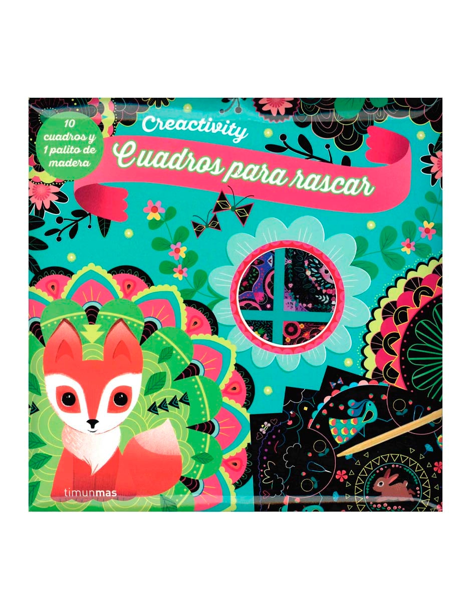 Libro Creactivity cuadros para rascar mandalas de Libro Creactivity cuadros para rascar mandalas de