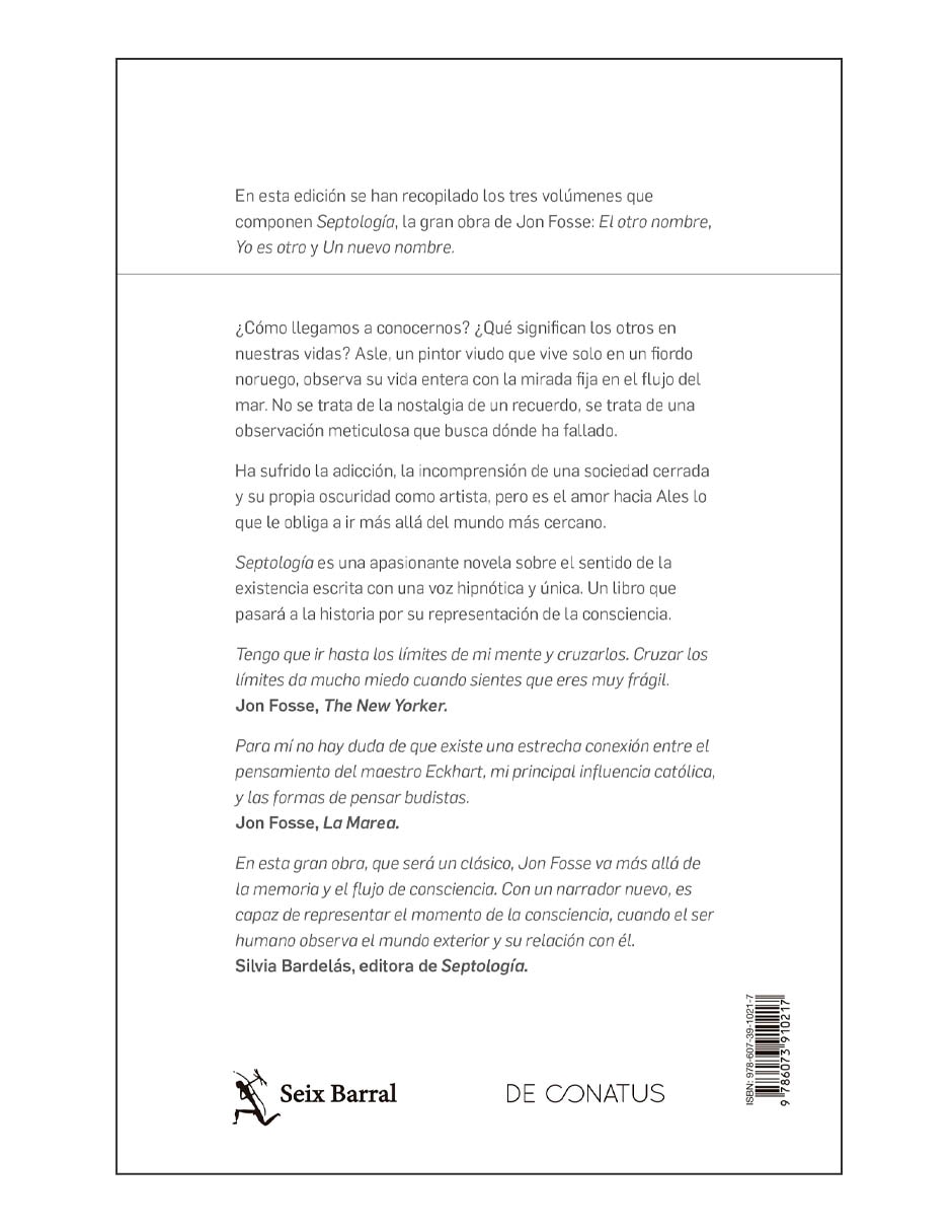 Libro Septologia de Jon Fosse 2