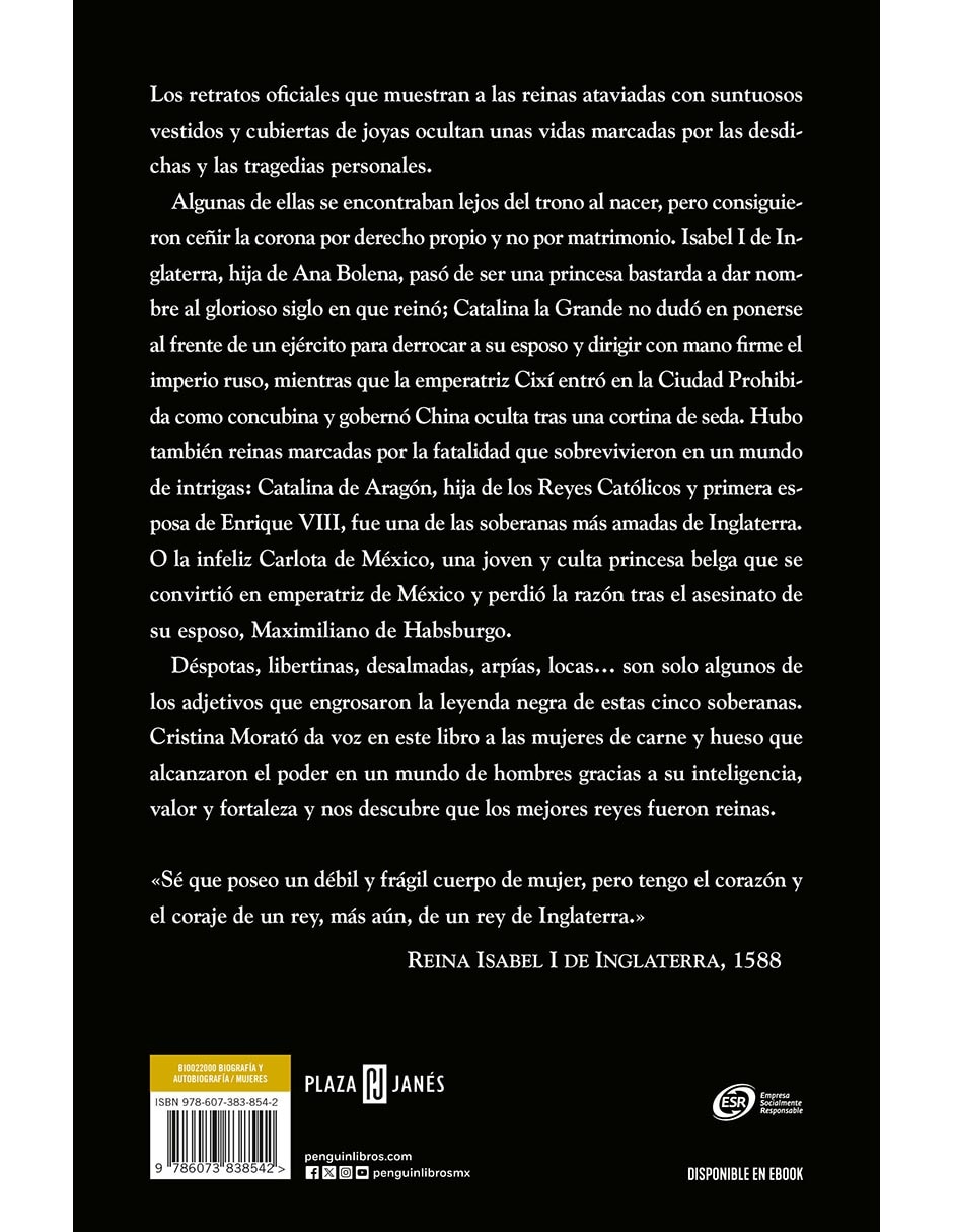 Libro Reinas de leyenda de Cristina Morato 2