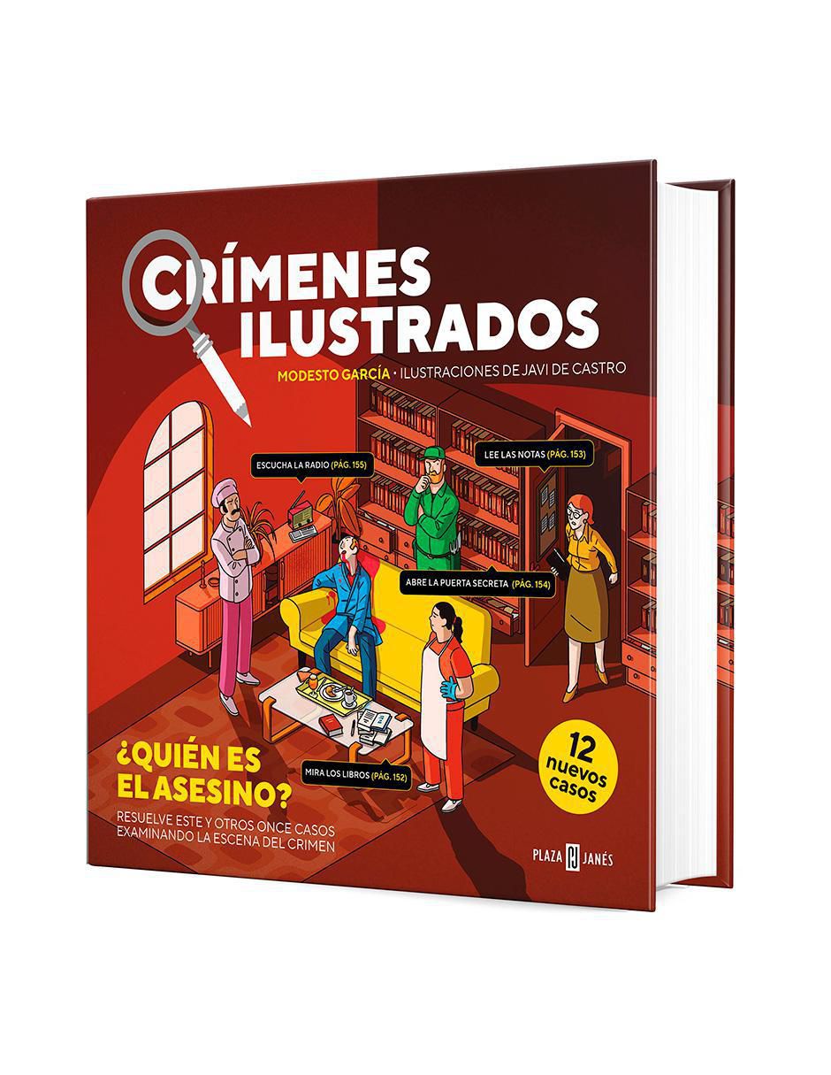 Libro Crímenes Ilustrados: ¿Quién Es El Asesino? de Modesto García 2