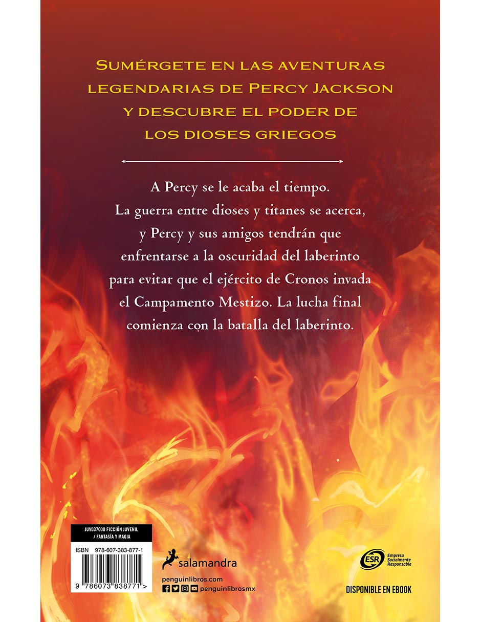 Libro La Batalla del Laberinto: Percy Jackson 4 de Rick Riordan 2