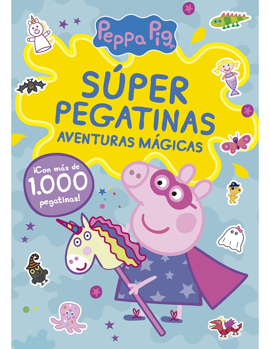 Juego de pegatinas de dibujos animados de Peppa Pig para niños