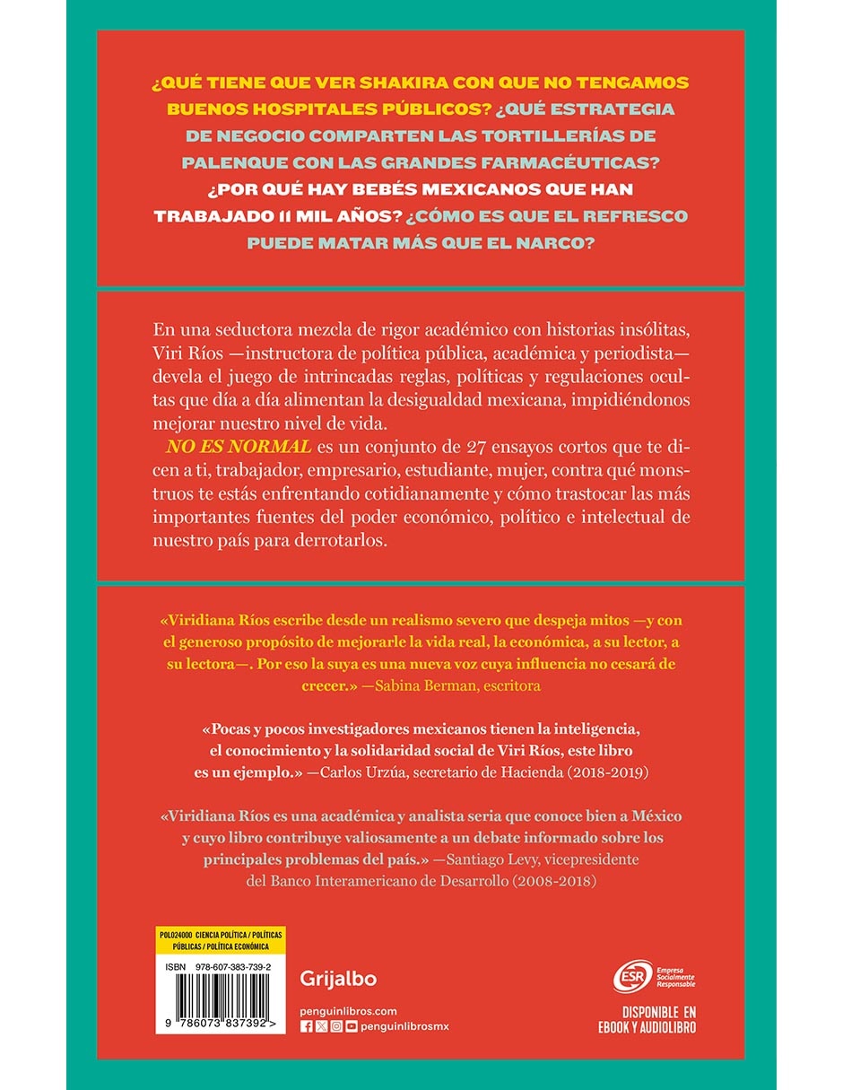 Libro No Es Normal Nueva Edición de Viri Ríos 2