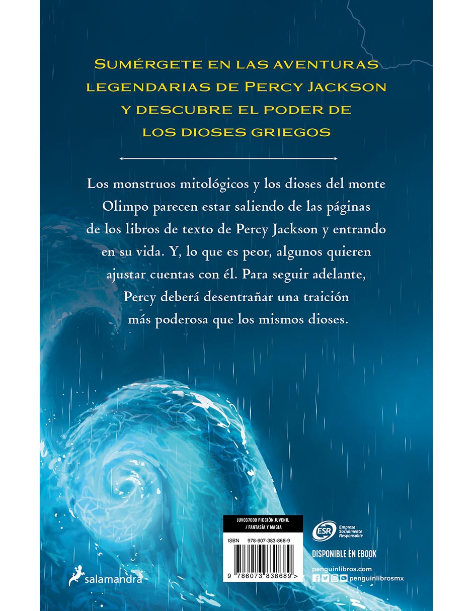 Libro El Ladron del Rayo I: Percy Jackson de Rick Riordan 2