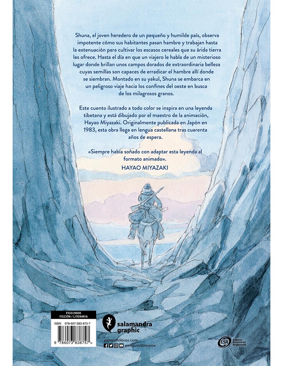 Libro El Viaje de Shuna de Hayao Miyazaki 2