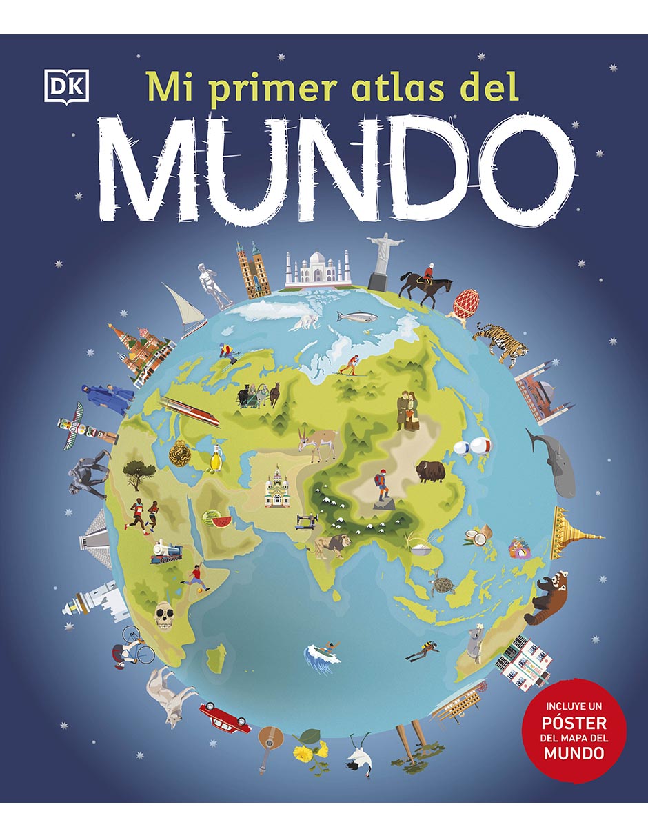 Libro Mi primer atlas del Mundo de DK Libro Mi primer atlas del Mundo de DK