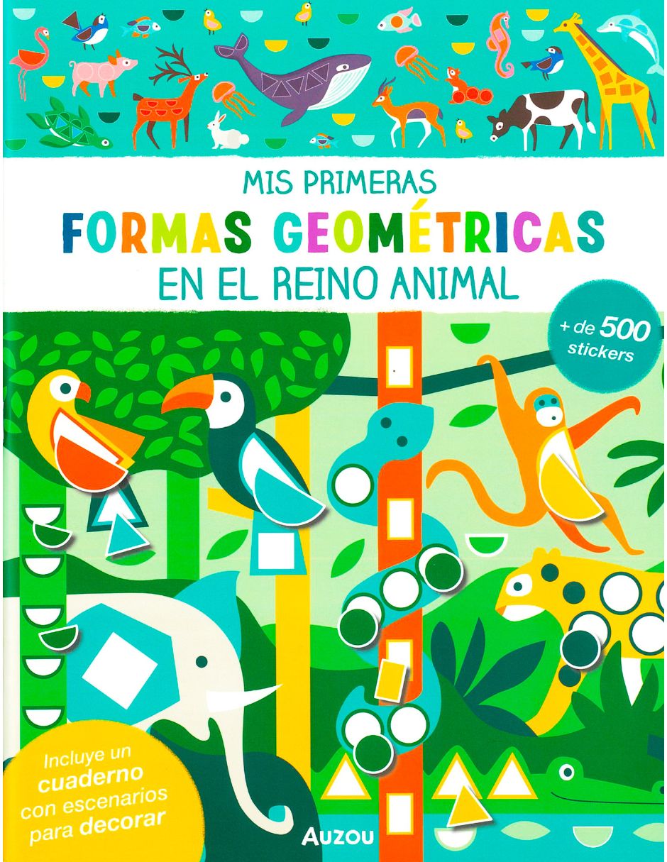 Libro Mis Primeras Formas Geométricas En El Reino Animal de Nadia Taylor