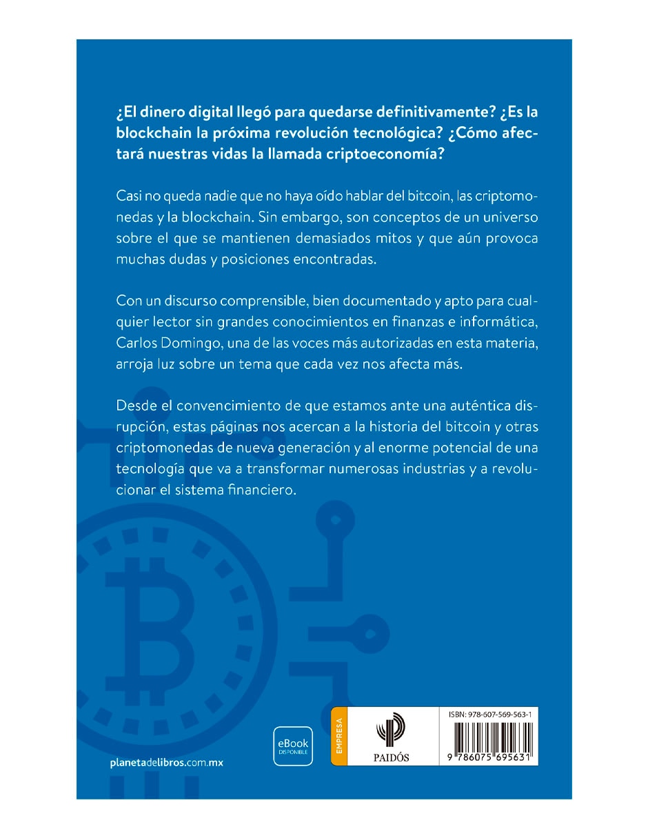 Libro Todo lo que querías saber sobre bitcoin, criptomonedas de Carlos Domingo 2
