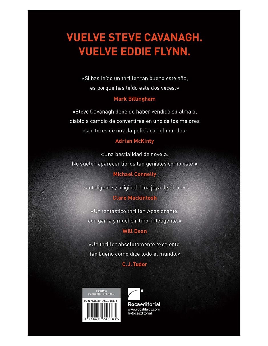 Libro Cincuenta Cincuenta de Steve Cavanagh / Ana Momplet Chico 2