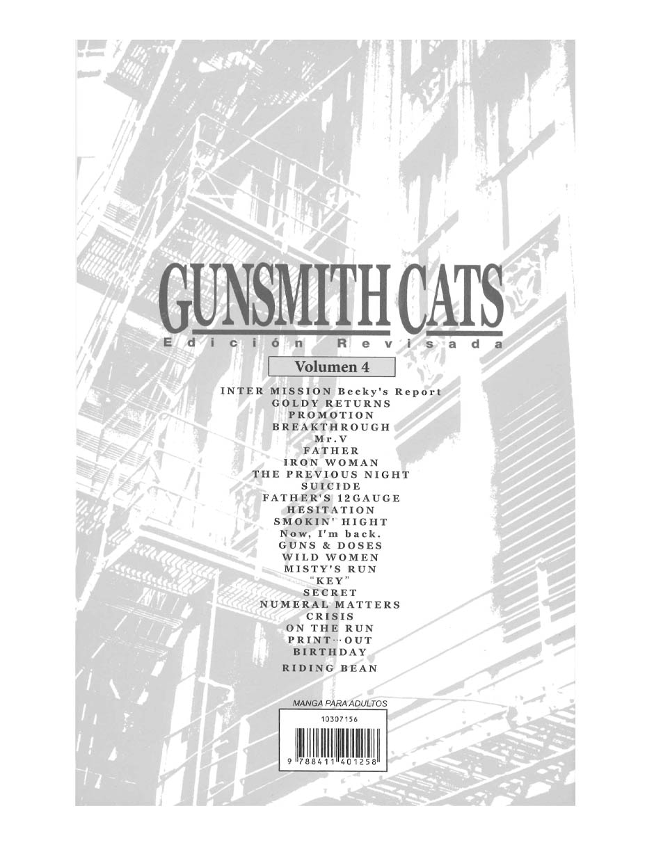 Manga Gunsmith Cats Nº 04/04 2