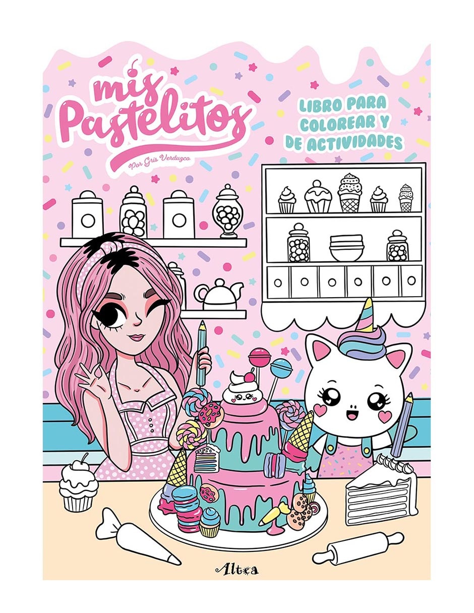 Libro Mis Pastelitos de Gris Verduzco Libro Mis Pastelitos de Gris Verduzco