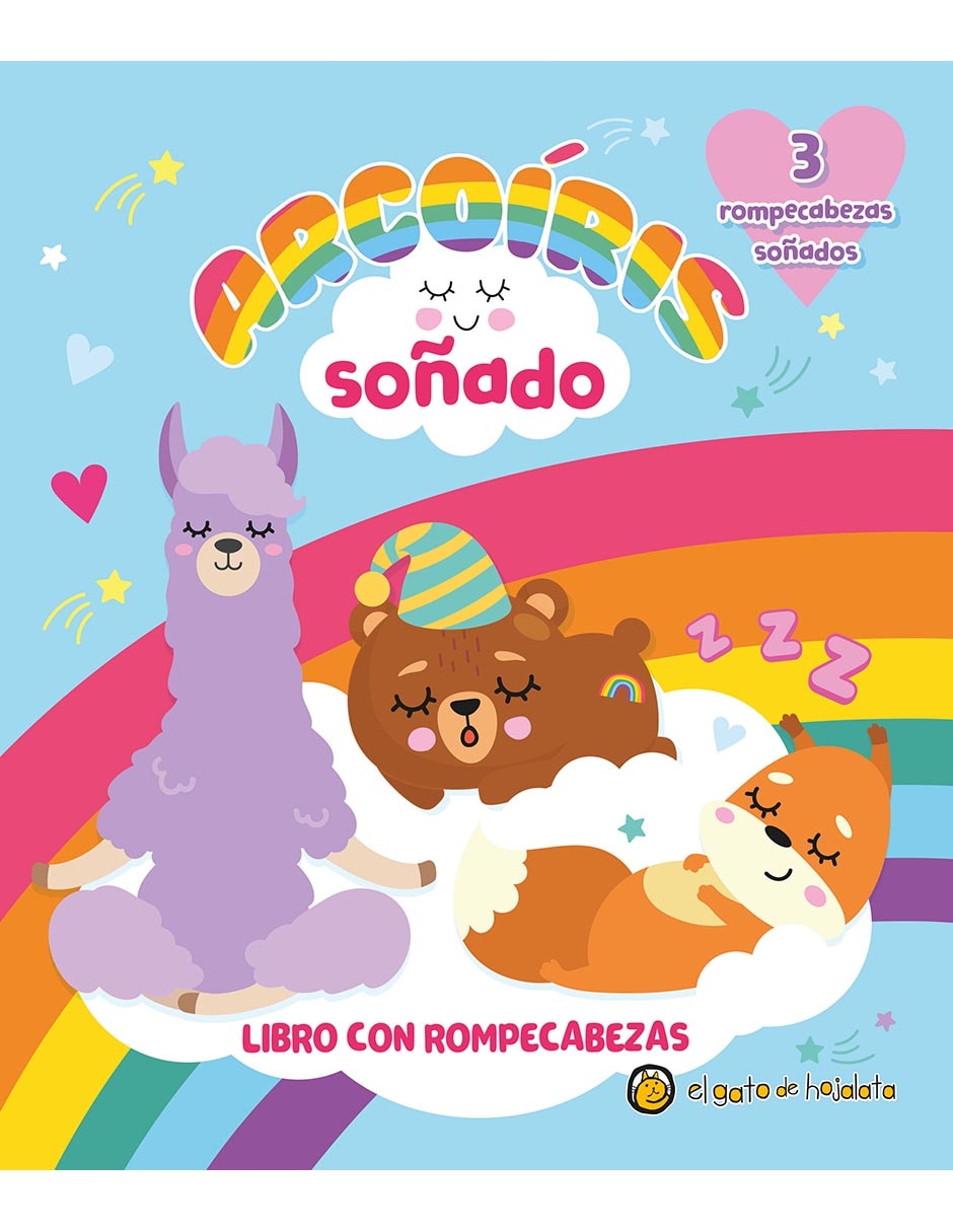 Libro Arcoíris Soñado Pieceitas de Goma de Editorial Guadal