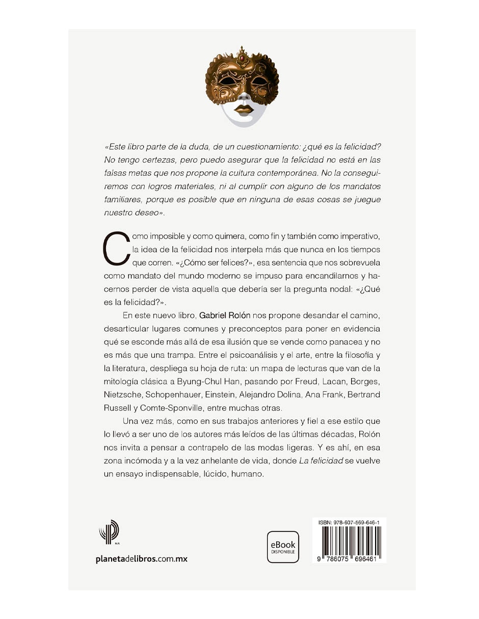 Libro La Felicidad de Gabriel Rolón 2