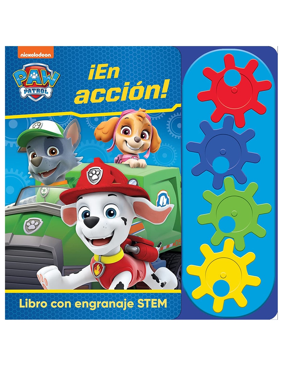 Libro ¡En acción! Libro con engranaje STEM de PI Kids