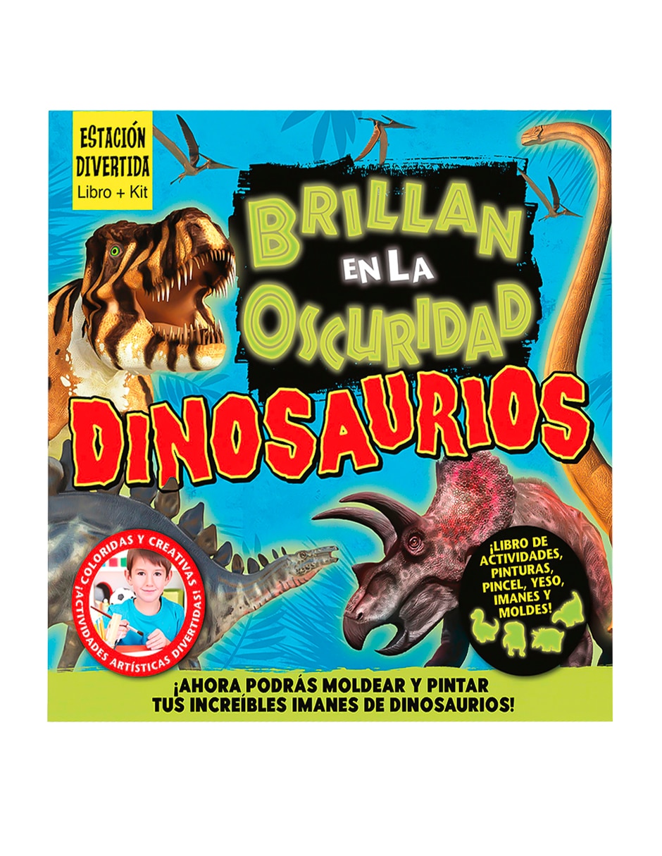 Libro Brilla en la Obscuridad Dinosaurios de Lexus Libro Brilla en la Obscuridad Dinosaurios de Lexus