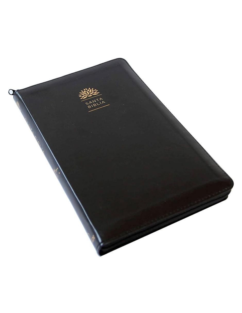 Libro Santa Biblia con imágenes de la Tierra Santa 1960 letra grande Color Negro de Reina Valera 2