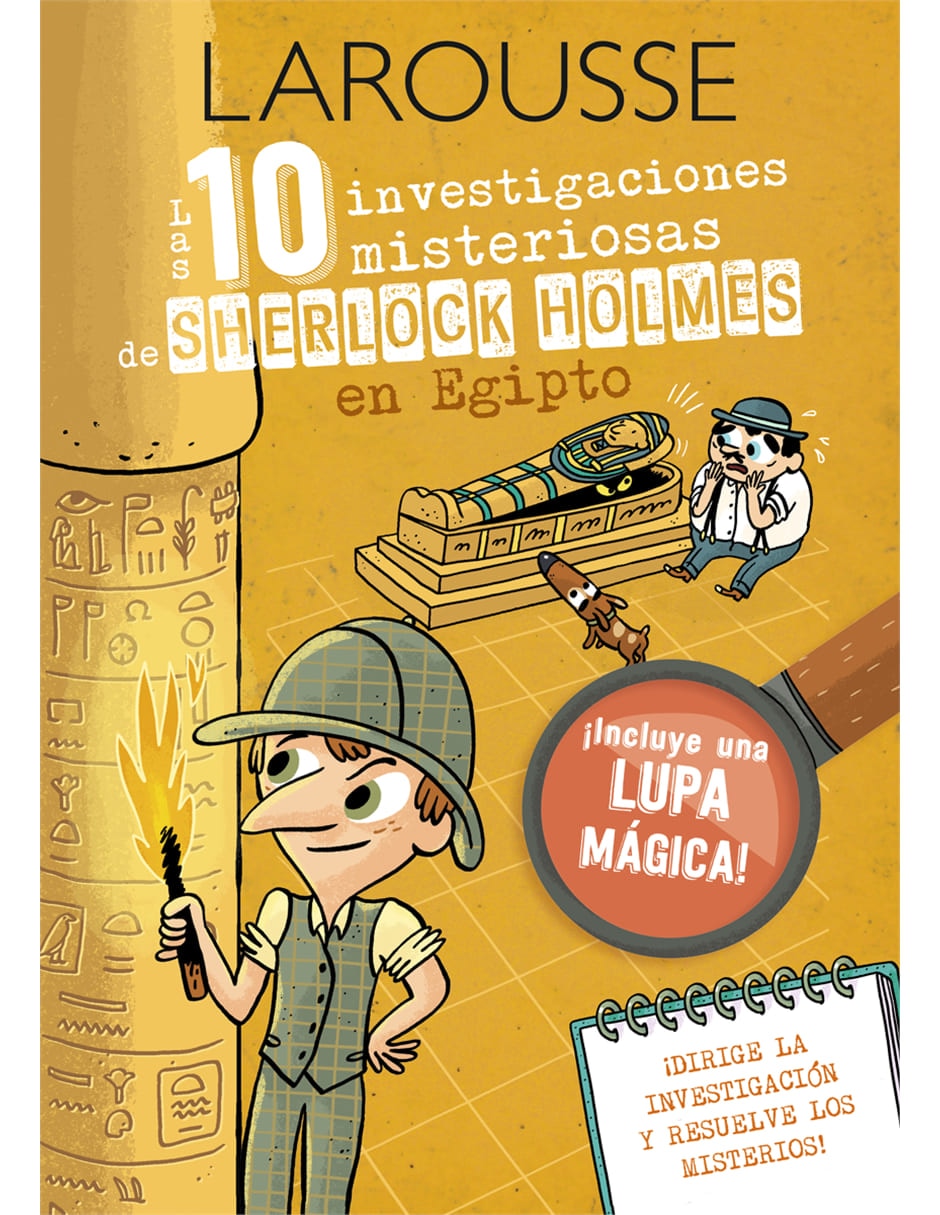 Libro Las 10 Investigaciones Misteriosas de Sherlock Holmes en Egipto de Sandra Lebrun