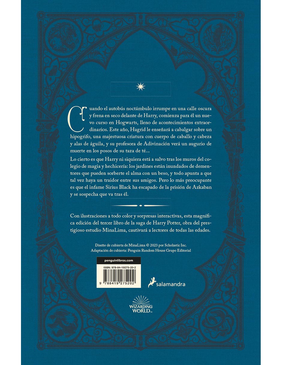 Libro Harry Potter y el Prisionero de Azkaban de J.K. Rowling 2