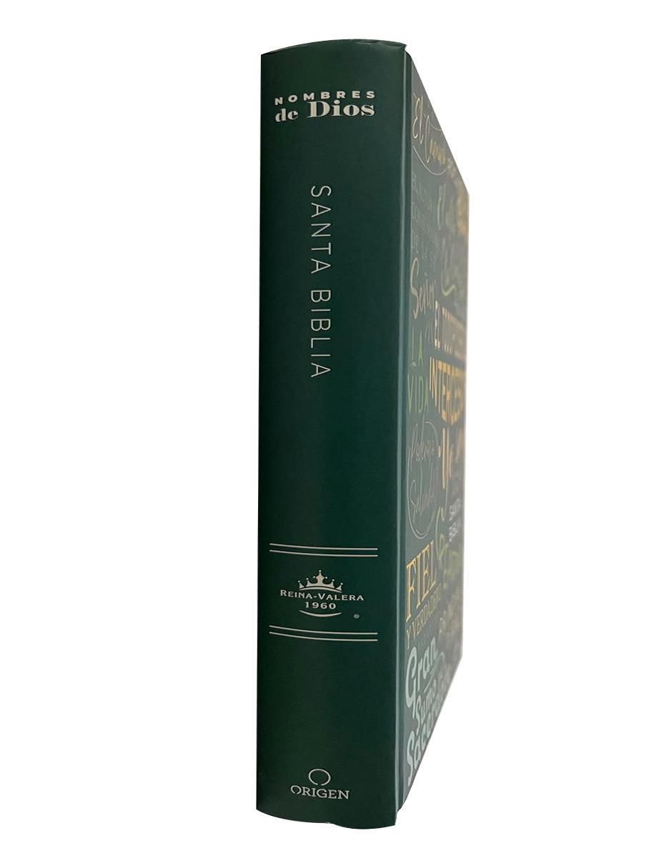 Libro Biblia RVR 1960 letra grande tamaño manual, con nombres de Dios de Reina Valera 4