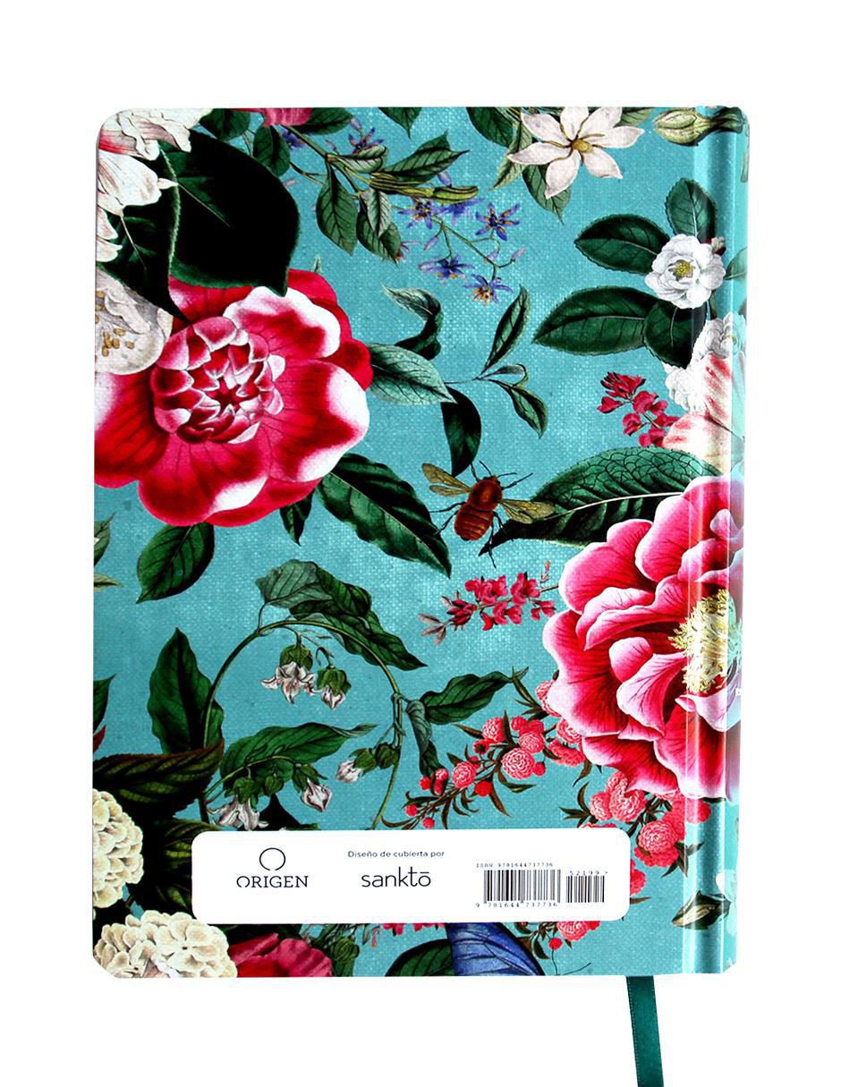 Libro Biblia RVR 1960 letra grande, manual, tapa dura jardín de flores de Reina Valera 2