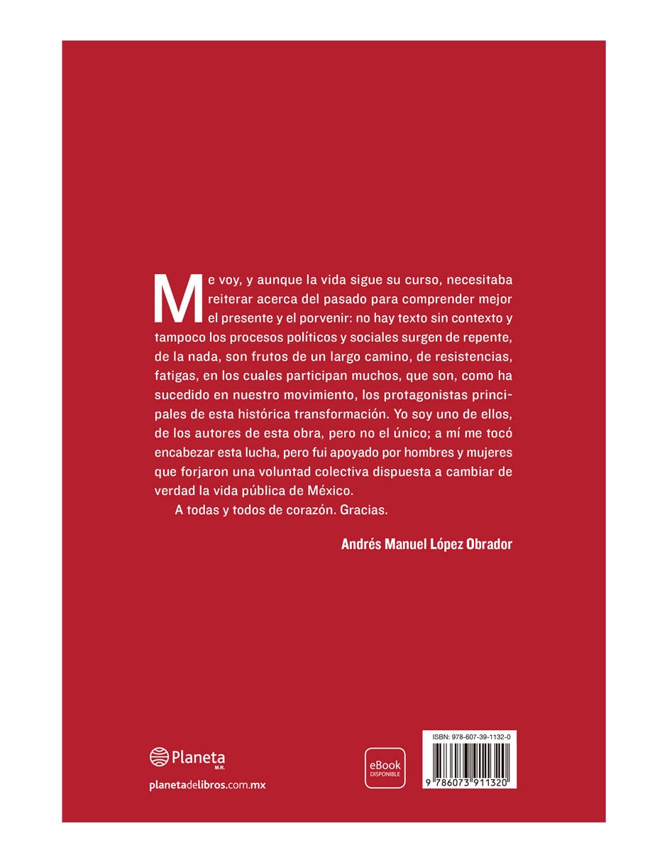 Libro Gracias de Andres Manuel Lopez Obrador 2