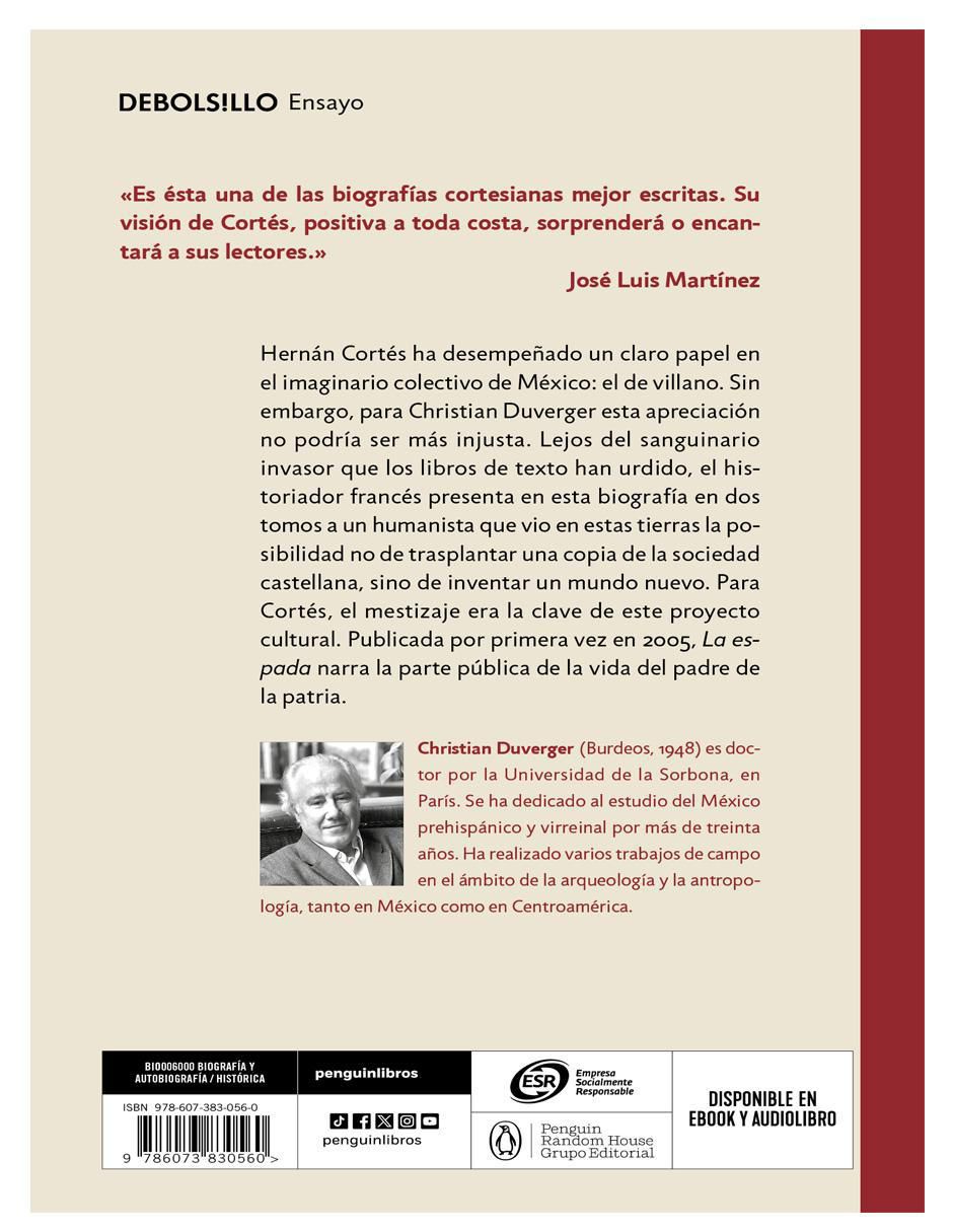 Libro Vida De Hernán Cortés. La Espada de Christian Duverger 2