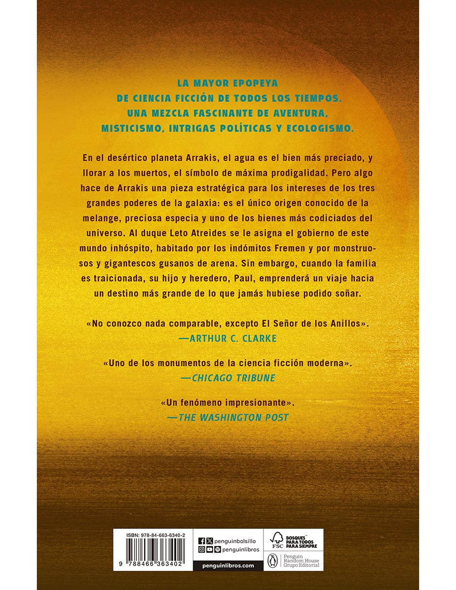 Libro Dune de Frank Herbert 2