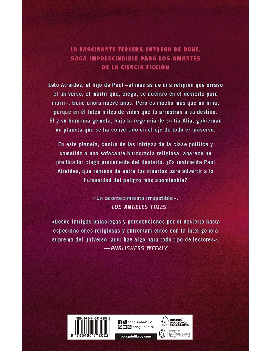 Libro Hijos de Dune de Frank Herbert 2