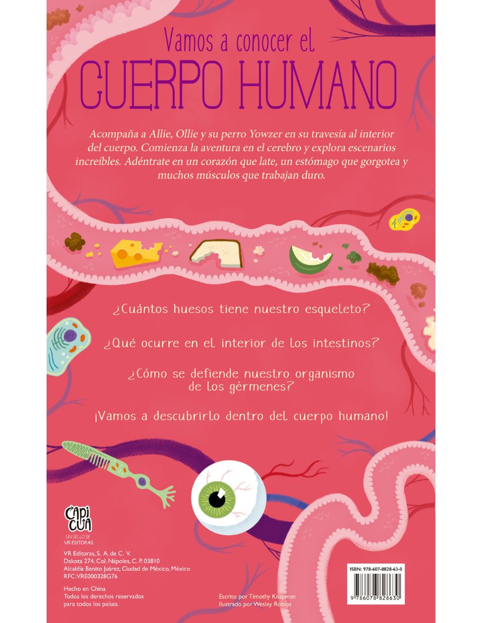 Libro Vamos a conocer el cuerpo humano de CAPICUA 2