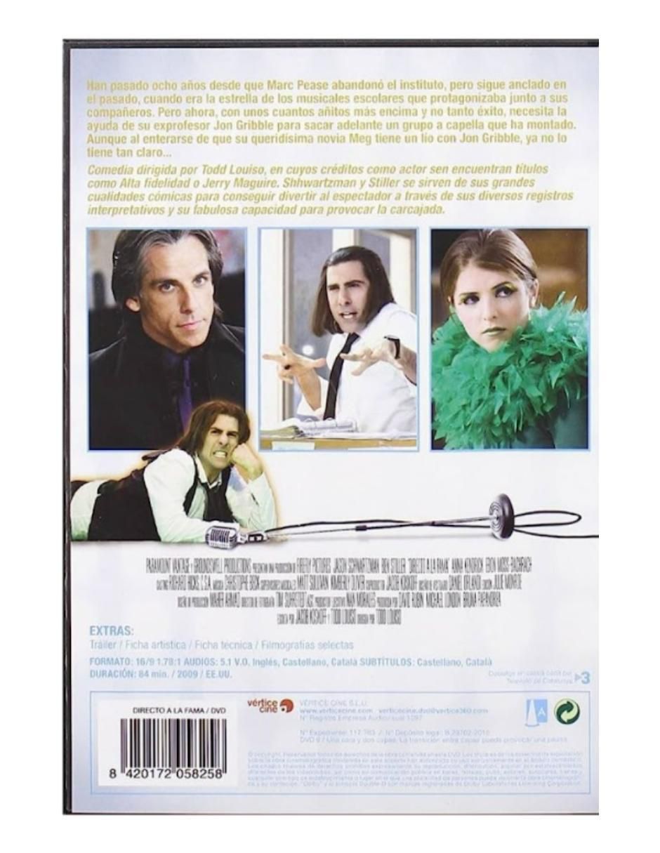 Directo A La Fama DVD Estándar 2