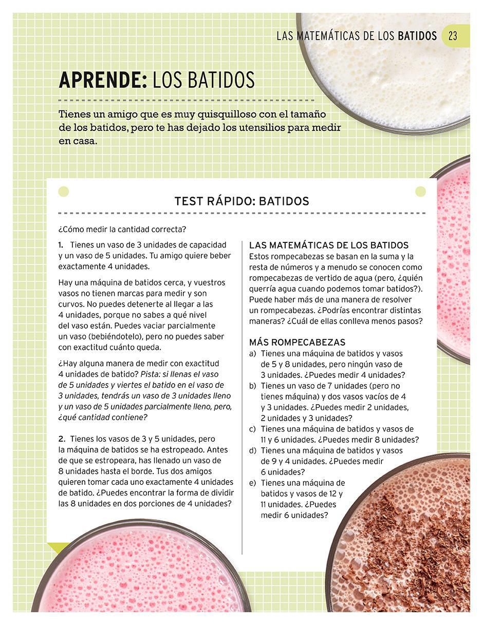 Libro Las Matemáticas de Los Batidos de Katie Steckles 3