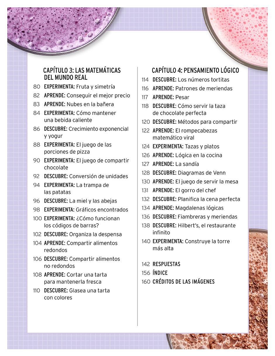 Libro Las Matemáticas de Los Batidos de Katie Steckles 4