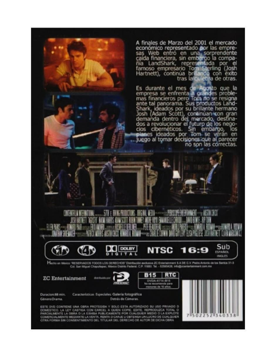 Agosto DVD estándar 2