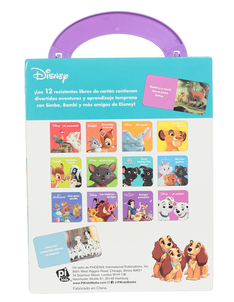 Libro Mi Primera Biblioteca Disney Animales Bebés de Varios 2