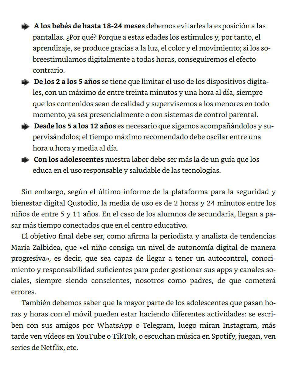 Libro Crecer con pantallas de Laura Cuesta Cano 2
