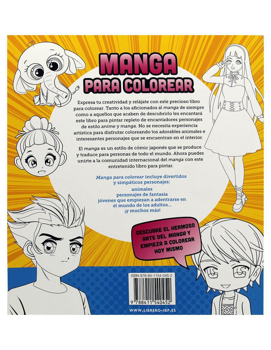 Libro Manga para Colorear 2