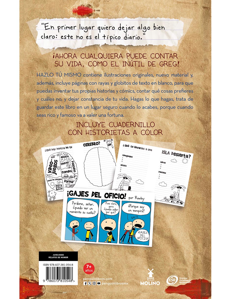 Libro Hazlo tú mismo de Jeff Kinney 2