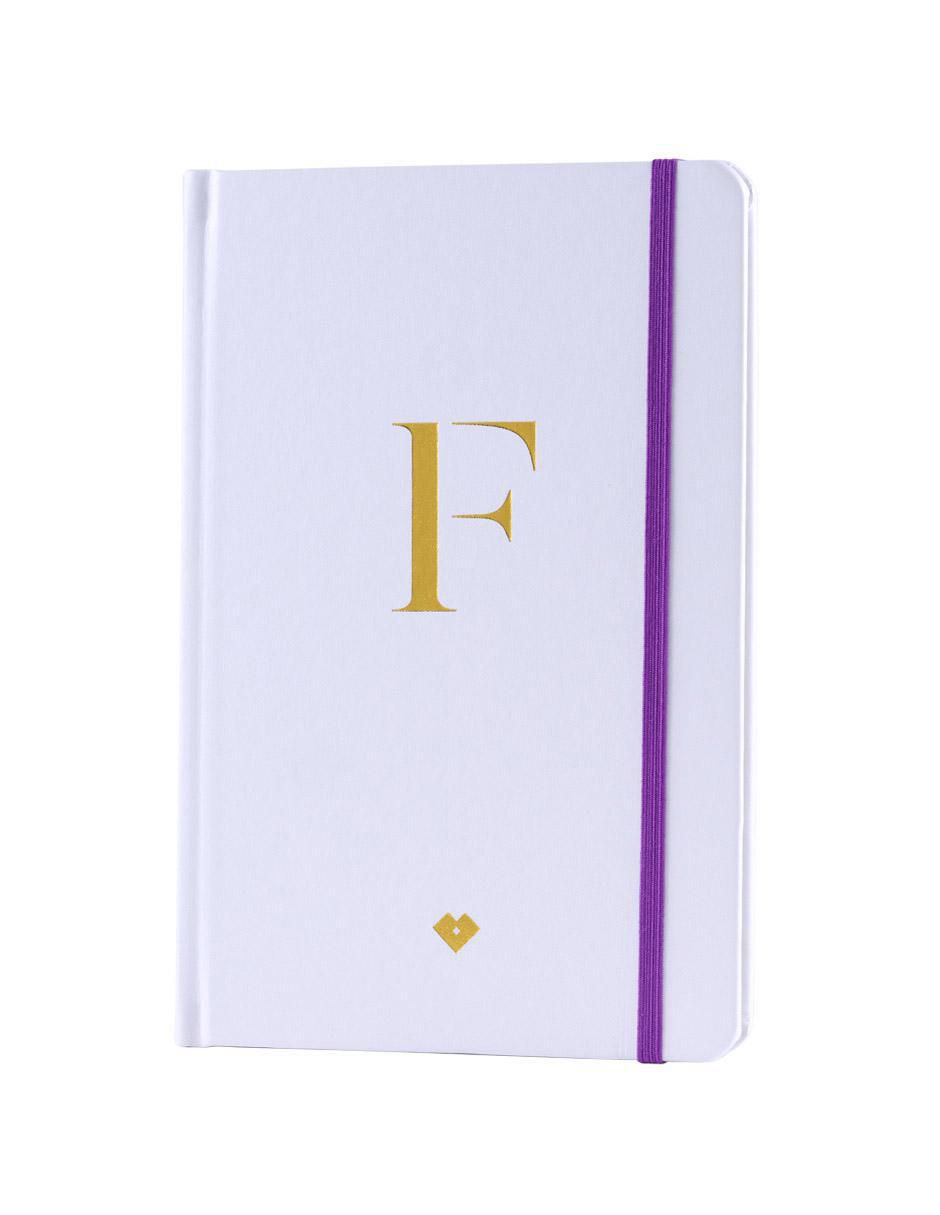 Libreta rayada y blanca