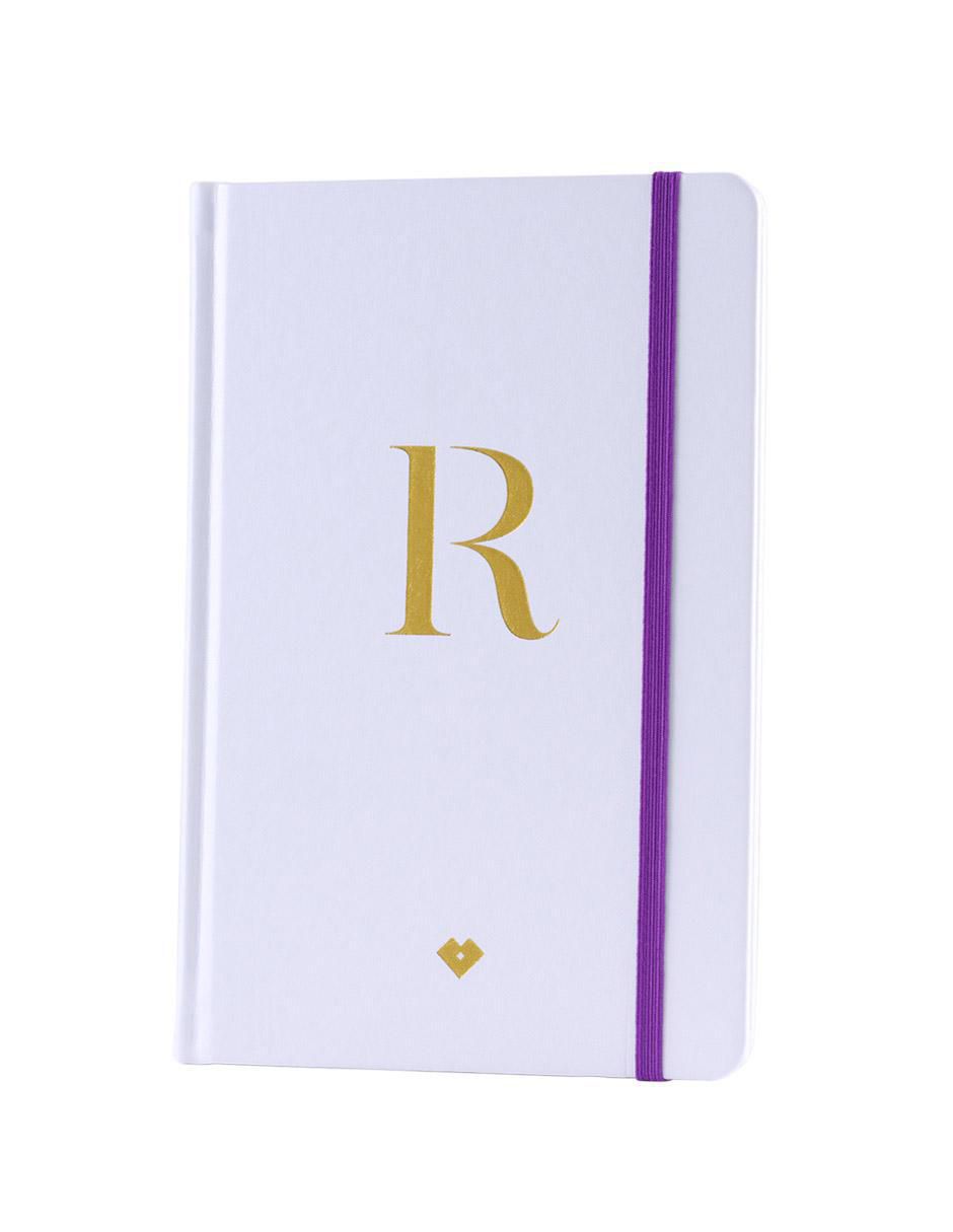 Libreta rayada y blanca