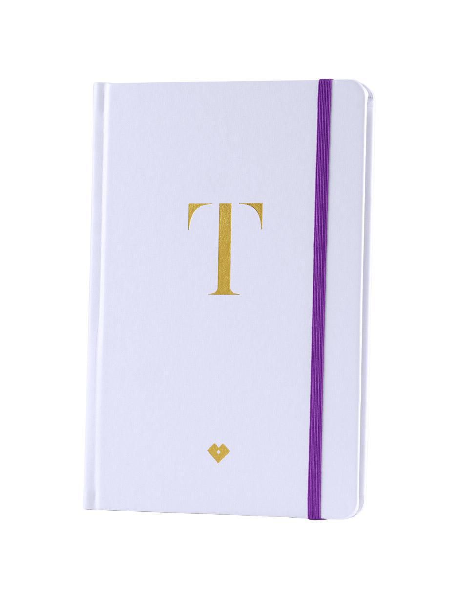 Libreta rayada y blanca