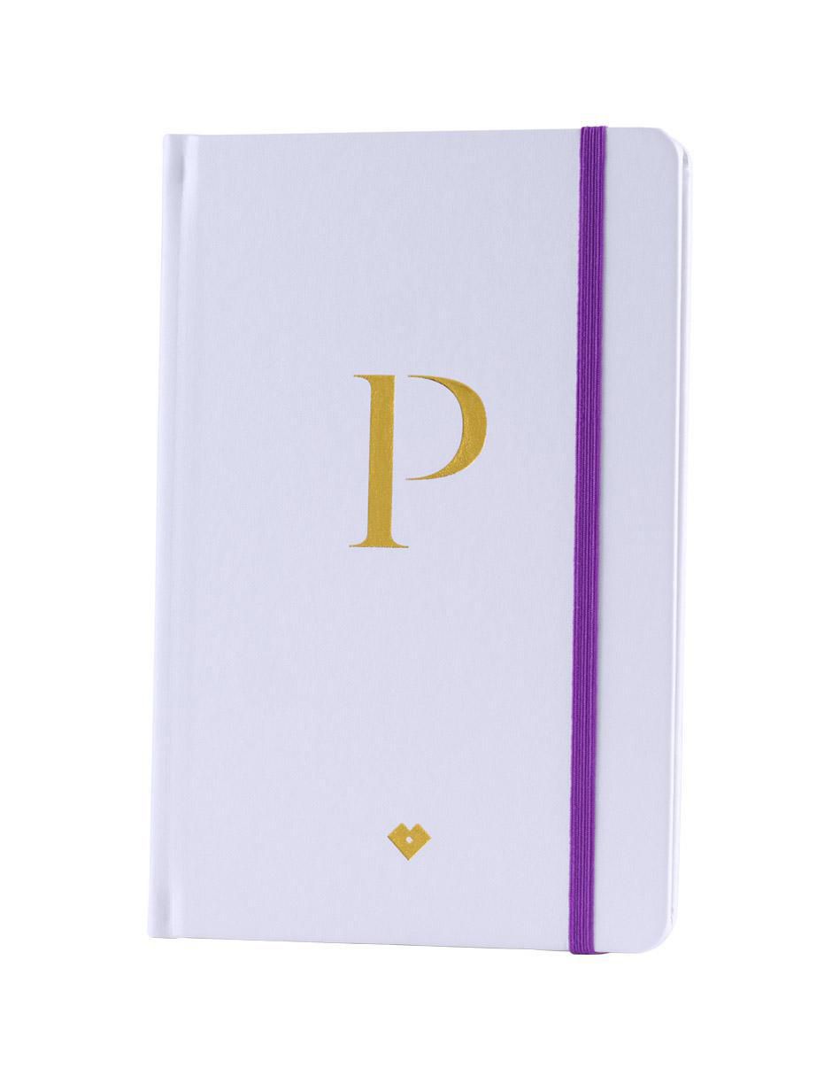 Libreta rayada y blanca