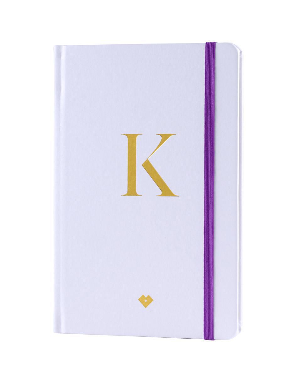 Libreta rayada y blanca