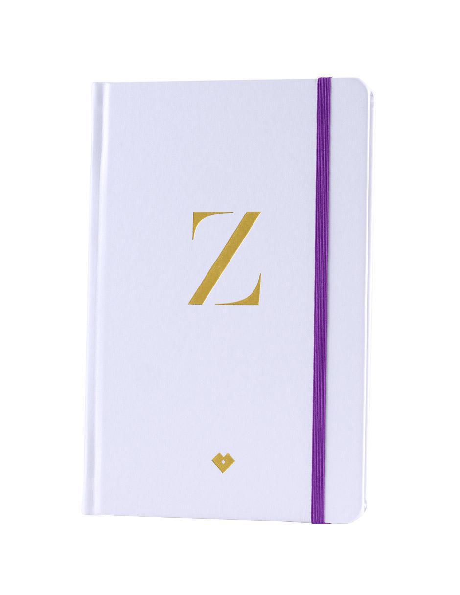 Libreta rayada y blanca