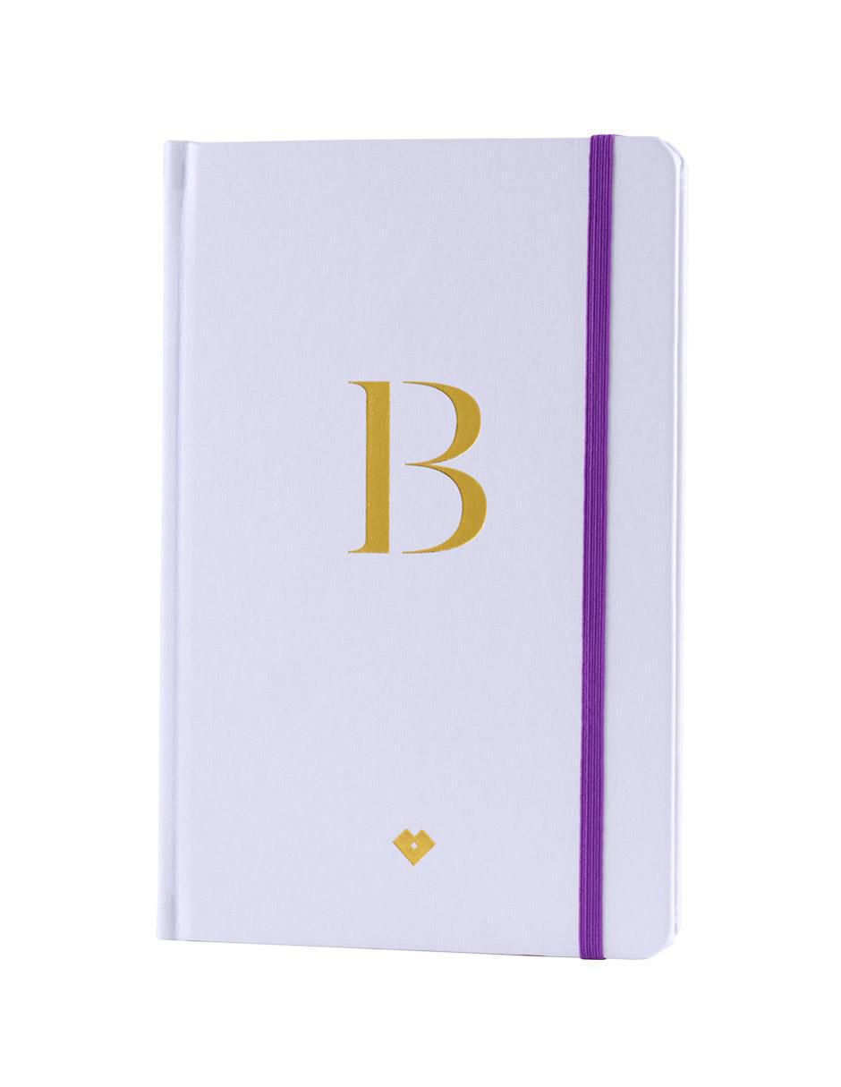 Libreta rayada y blanca