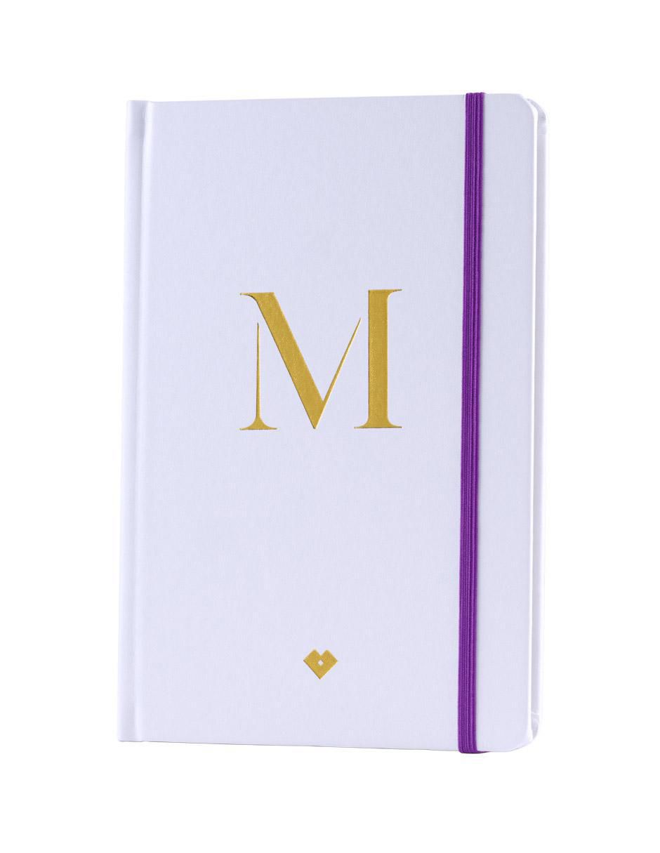 Libreta rayada y blanca