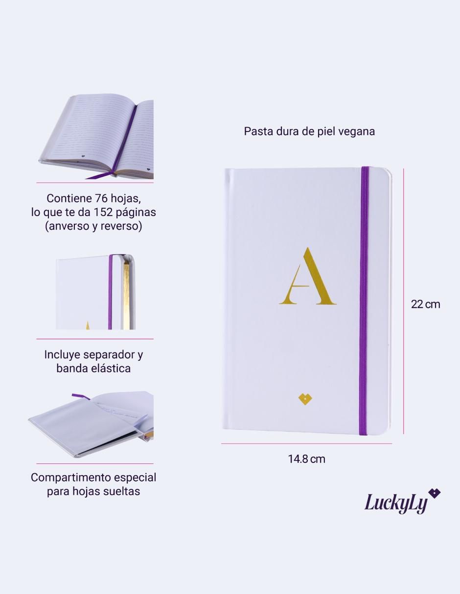 Libreta rayada y blanca 5