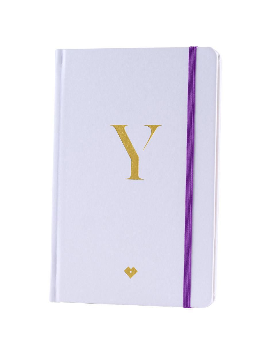 Libreta rayada y blanca