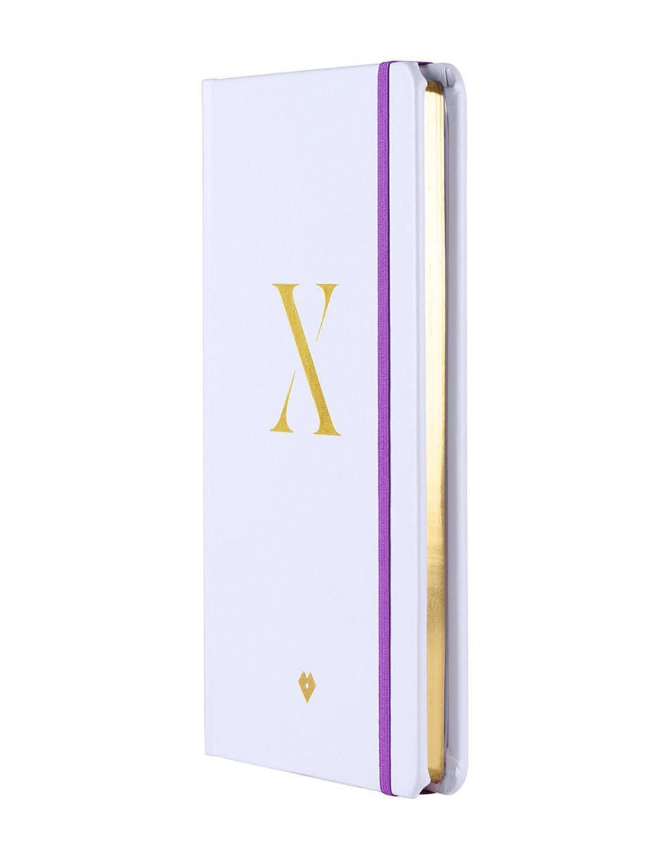 Libreta rayada y blanca